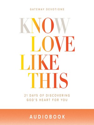 cover image of Know Love Like This